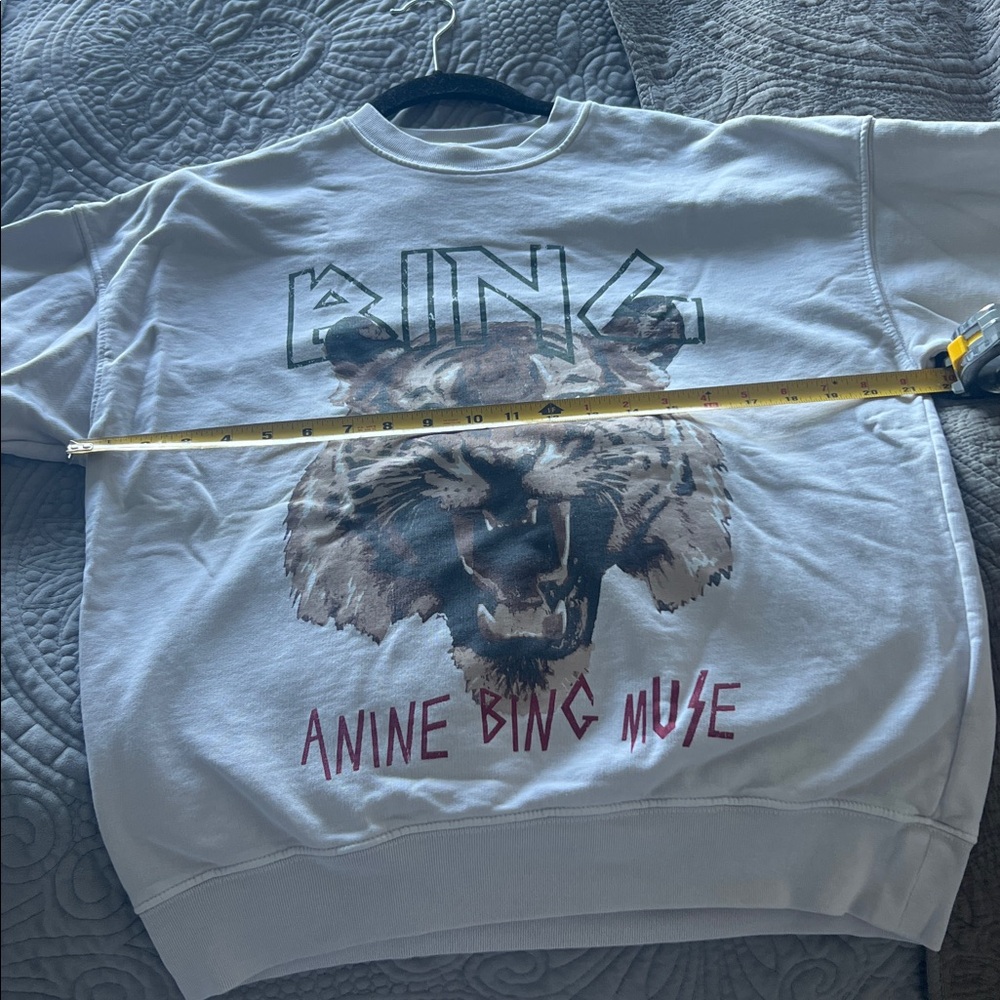 Anine Bing Cream Sweatshirt - Picture 5 of 5